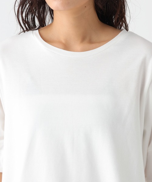 Elura(エルーラ)の「汗ジミ軽減ブラウスTシャツ/1032364(Tシャツ/カットソー・レディース・ボルドー/ブラック/ホワイト・FREE)」の10枚目の写真