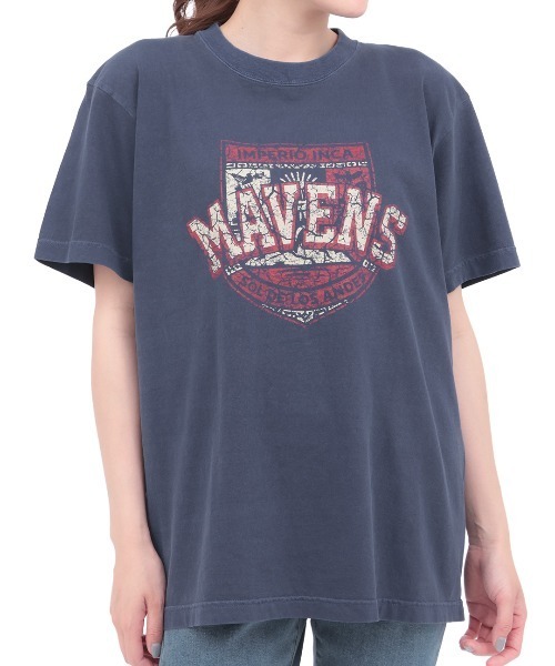 チチカカ(チチカカ)の「Orale! インカユニバーシティメイベンズTシャツ(Tシャツ/カットソー・レディース・レッド/ネイビー・FREE)」の6枚目の写真