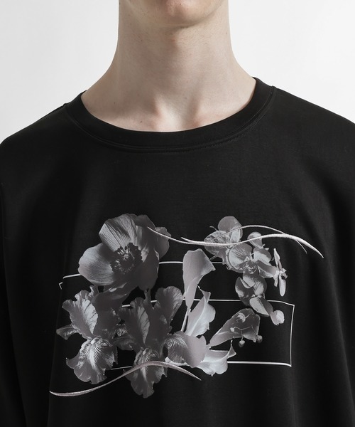HARE(ハレ)の「【接触冷感】フラワープリントカット(HARE)(Tシャツ/カットソー・メンズ・ブラック/ホワイト/グリーン・FREE)」の20枚目の写真