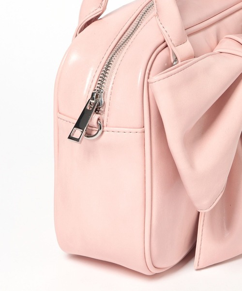 Heather(ヘザー)の「リボンボストンBAG 858448(ボストンバッグ・レディース・ブルー/ホワイト系その他/ピンク・ONE SIZE)」の15枚目の写真