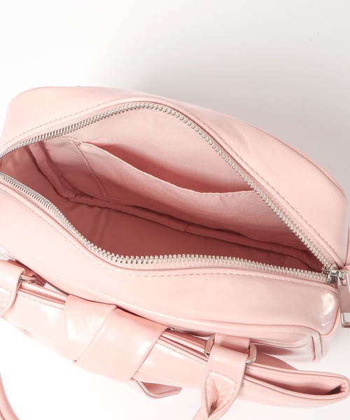 Heather(ヘザー)の「リボンボストンBAG 858448(ボストンバッグ・レディース・ブルー/ホワイト系その他/ピンク・ONE SIZE)」の17枚目の写真