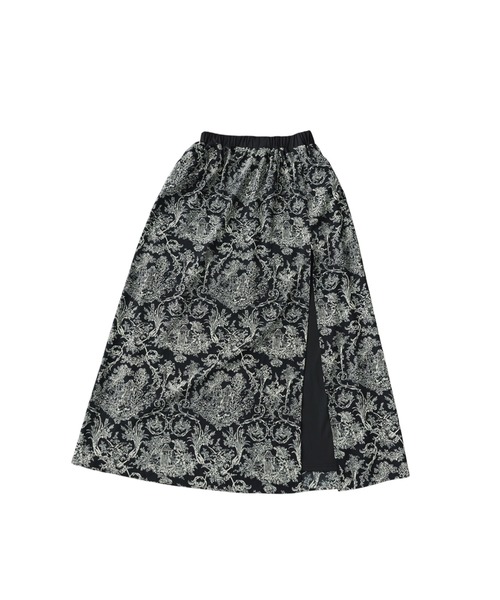 antiqua(アンティカ)の「トワルドジュイ柄 ロングスカート(スカート・レディース・アイボリー/ブラック/ネイビー・TL/REGULAR)」の9枚目の写真