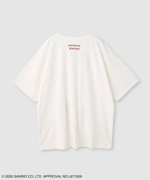 sanrio(サンリオ)の「【HONDA×Sanrio】クロミコラボ オーバーサイズ Tシャツ(Tシャツ/カットソー・レディース・ピンク/ホワイト/チャコールグレー・M/L)」の9枚目の写真
