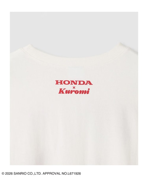 sanrio(サンリオ)の「【HONDA×Sanrio】クロミコラボ オーバーサイズ Tシャツ(Tシャツ/カットソー・レディース・ピンク/ホワイト/チャコールグレー・M/L)」の7枚目の写真