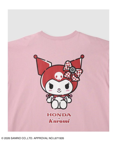 sanrio(サンリオ)の「【HONDA×Sanrio】クロミコラボ オーバーサイズ Tシャツ(Tシャツ/カットソー・レディース・ピンク/ホワイト/チャコールグレー・M/L)」の5枚目の写真