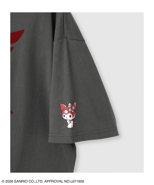 sanrio(サンリオ)の「【HONDA×Sanrio】クロミコラボ オーバーサイズ Tシャツ(Tシャツ/カットソー・レディース・ピンク/ホワイト/チャコールグレー・M/L)」の4枚目の写真