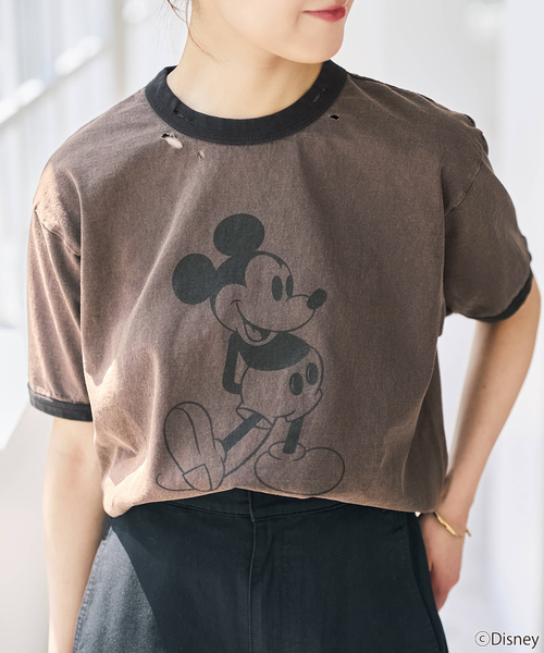 別注》GOOD ROCK SPEED / ダメージ / ミッキー / リンガーT（Tシャツ