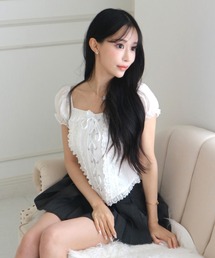 ALLuRing ChaRm | Doll Lace-up Puff  Blouse / ドールレースアップパフブラウス(シャツ/ブラウス)
