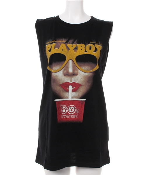 HYSTERIC GLAMOUR（ヒステリックグラマー）の「80’S HYS pt ノースリーブ（キャミソール・レディース・ブラック・FREE）」の10枚目の写真