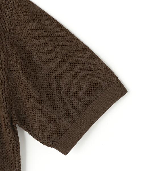YLEVE(イレーヴ)の「YLEVE / ICE COTTON OPEN COLLAR KNIT(カーディガン/ボレロ・レディース・カーキ/グレー・1)」の13枚目の写真