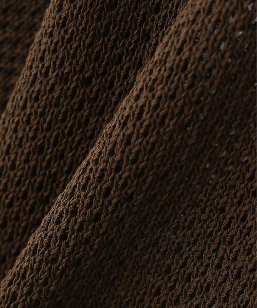 YLEVE(イレーヴ)の「YLEVE / ICE COTTON OPEN COLLAR KNIT(カーディガン/ボレロ・レディース・カーキ/グレー・1)」の15枚目の写真