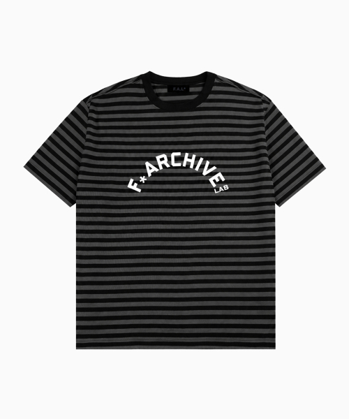 MOON FAIRY（ムーンフェアリー）の「ARCHストライプ半袖Tシャツ[ブラック]（Tシャツ/カットソー・レディース・その他・MEDIUM/LARGE/X-LARGE/SMALL）」の2枚目の写真