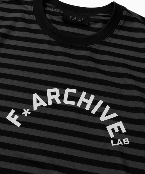 MOON FAIRY（ムーンフェアリー）の「ARCHストライプ半袖Tシャツ[ブラック]（Tシャツ/カットソー・レディース・その他・MEDIUM/LARGE/X-LARGE/SMALL）」の4枚目の写真