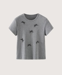 Basic Gray Ribbon T