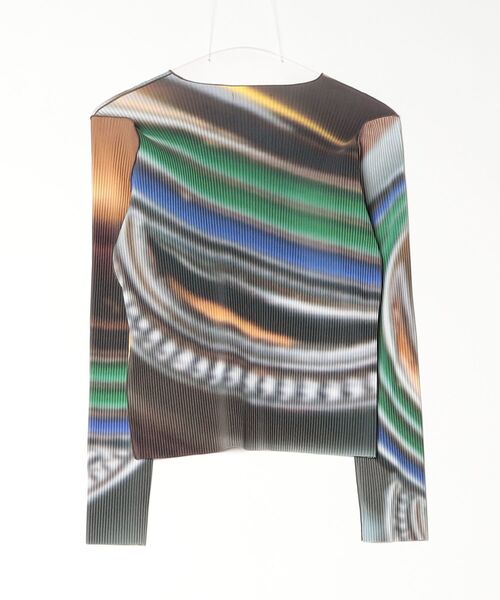 kotohayokozawa(コトハヨコザワ)の「FOOD GRAPHIC TOP TDX6A-GR01(Tシャツ/カットソー・レディース・ベージュ/ブルー・SMALL)」の3枚目の写真