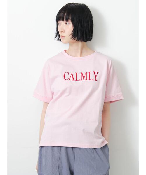 Samansa Mos2(サマンサ モスモス)の「◇【接触冷感/UVカット】アソート刺繍Tシャツ(ニット/セーター・レディース・ブラック/ピンク・F)」の18枚目の写真