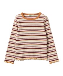 メローリブ Tシャツ 2026FW (90~130cm)プチプラ 人気 ボーダー 着回し ロンT 通園 通学