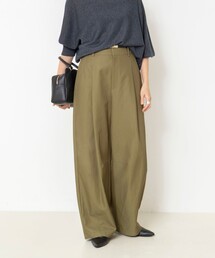 ウォッシャブルチノカーブパンツ