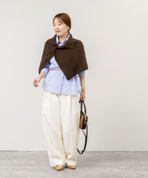 NOLLEY’S Sophi(ノーリーズソフィ)の「ウォッシャブルチノカーブパンツ(チノパンツ・レディース・オリーブ/キナリ・38/36/34)」の3枚目の写真