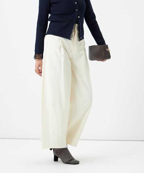 NOLLEY’S Sophi(ノーリーズソフィ)の「ウォッシャブルチノカーブパンツ(チノパンツ・レディース・オリーブ/キナリ・38/36/34)」の16枚目の写真
