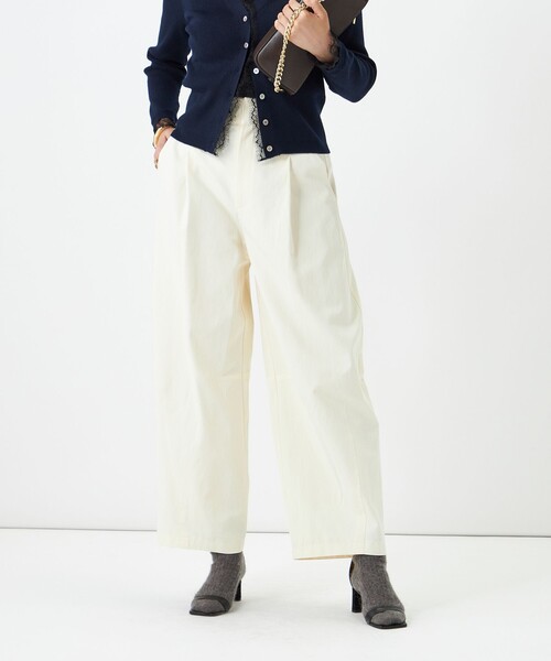NOLLEY’S Sophi(ノーリーズソフィ)の「ウォッシャブルチノカーブパンツ(チノパンツ・レディース・オリーブ/キナリ・38/36/34)」の18枚目の写真