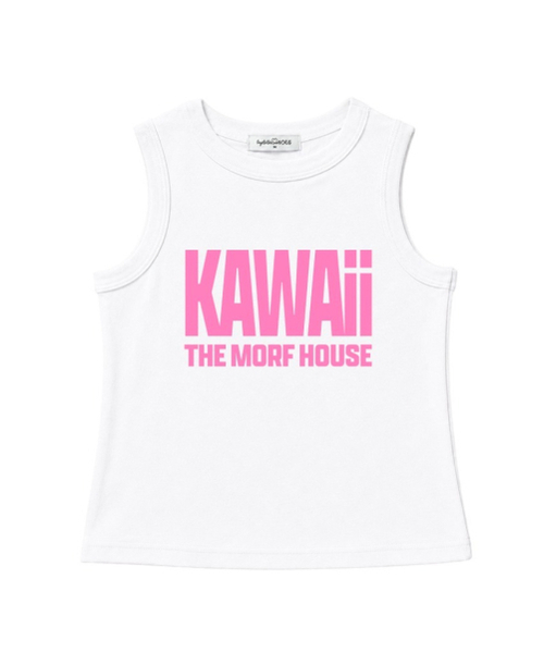 THEMORFHOUSE(ザモーフハウス)の「カワイベーシックスリーブレスホワイト(Tシャツ/カットソー・レディース・その他・MEDIUM)」の1枚目の写真