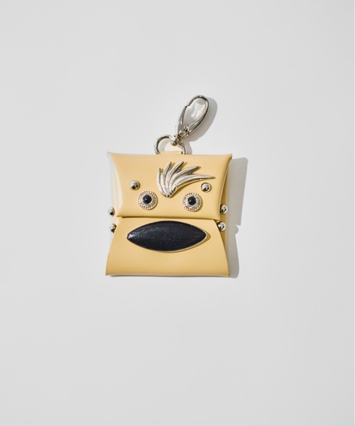 TOGA PULLA(トーガ プルラ)の「【TOGA PULLA/トーガプルラ】Pouch charm BOO/ポーチチャームブー/コインケース(コインケース・レディース・ブラック/イエロー・FREE)」の1枚目の写真