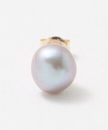 <Toile> PEARL STUD EARRING GRAY/シングルピアス