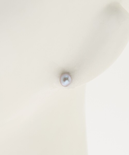 Steven Alan(スティーブンアラン)の「<Toile> PEARL STUD EARRING GRAY/シングルピアス(ピアス(片耳用)・レディース・ダークグレー・FREE)」の6枚目の写真