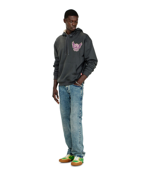 DIESEL(ディーゼル)の「メンズ プルオーバーパーカー S-NORM-HOOD-AA2(パーカー・メンズ・ブラウン/グレー・X-SMALL/SMALL/MEDIUM/LARGE/X-LARGE/XX-LARGE/XXX-LARGE)」の7枚目の写真