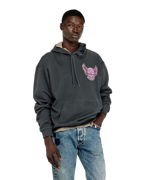 DIESEL(ディーゼル)の「メンズ プルオーバーパーカー S-NORM-HOOD-AA2(パーカー・メンズ・ブラウン/グレー・X-SMALL/SMALL/MEDIUM/LARGE/X-LARGE/XX-LARGE/XXX-LARGE)」の9枚目の写真