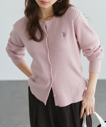 U.S. POLO ASSN. ケーブルニットカーディガン