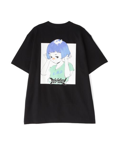 over print（オーバープリント）の「overprint/オーバープリント/別注SO WHAT TEE（Tシャツ/カットソー・レディース・ホワイト/ブラック・XL/S/M/L）」の3枚目の写真