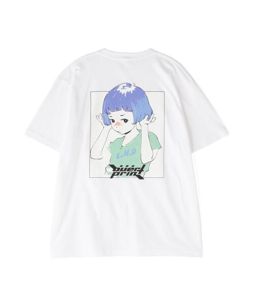 over print（オーバープリント）の「overprint/オーバープリント/別注SO WHAT TEE（Tシャツ/カットソー・レディース・ホワイト/ブラック・XL/S/M/L）」の12枚目の写真