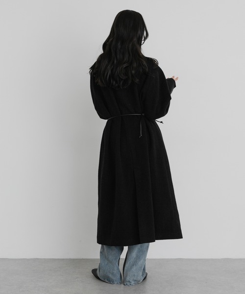 SENSE OF PLACE by URBAN RESEARCH(センスオブプレイスバイアーバンリサーチ)の「尾州ウールロングテーラードコート(その他アウター・レディース・ブラウン/グレー/ブラック・MEDIUM/SMALL)」の13枚目の写真