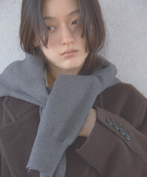 SENSE OF PLACE by URBAN RESEARCH(センスオブプレイスバイアーバンリサーチ)の「尾州ウールロングテーラードコート(その他アウター・レディース・ブラウン/グレー/ブラック・MEDIUM/SMALL)」の21枚目の写真