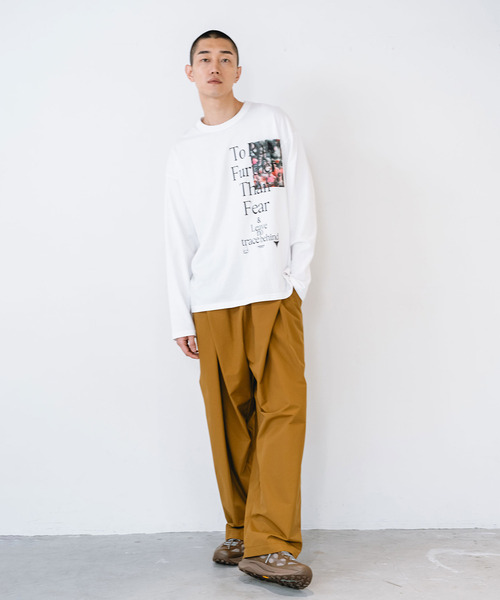 yoshiokubo(ヨシオクボ)の「yoshiokubo ヨシオクボ / RUNNER FILM PK L/S T ランナーフィルムポケットロンT / YKF26111(Tシャツ/カットソー・メンズ・ブラック/ホワイト・1/3/2)」の11枚目の写真