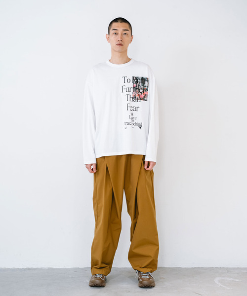 yoshiokubo(ヨシオクボ)の「yoshiokubo ヨシオクボ / RUNNER FILM PK L/S T ランナーフィルムポケットロンT / YKF26111(Tシャツ/カットソー・メンズ・ブラック/ホワイト・1/3/2)」の3枚目の写真