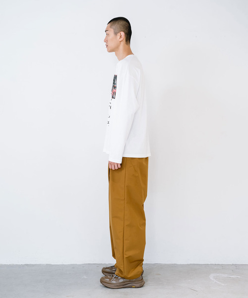 yoshiokubo(ヨシオクボ)の「yoshiokubo ヨシオクボ / RUNNER FILM PK L/S T ランナーフィルムポケットロンT / YKF26111(Tシャツ/カットソー・メンズ・ブラック/ホワイト・1/3/2)」の4枚目の写真