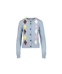 GANNI（ガニー）の「LIGHT COTTON ARGYLE CARDIGAN（カーディガン/ボレロ）」