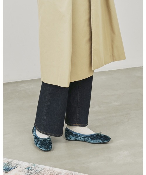 Emma Francis(エマフランシス)の「ベルベット バレエシューズ(バレエシューズ・レディース・ブルー/ブラック・23.5cm/25.0cm/24.5cm/24.0cm/23.0cm/22.5cm/22.0cm)」の20枚目の写真