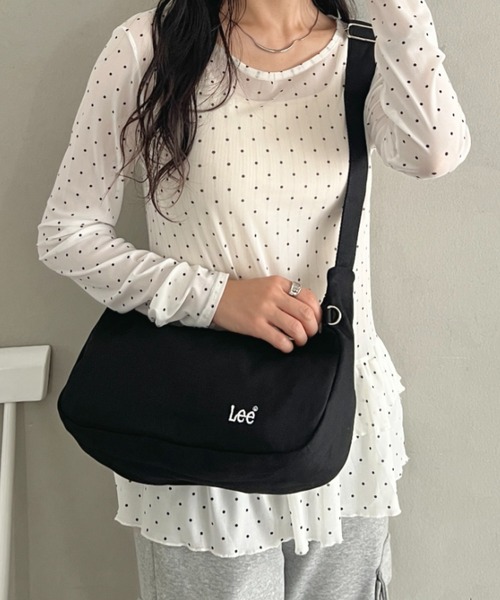 Lee(リー)の「Lee.ワークポケット キャンバスショルダーバッグ.ユニセックス(ショルダーバッグ・レディース・ブラック/グレー/オフホワイト・FREE)」の19枚目の写真