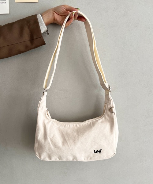 Lee(リー)の「Lee.ワークポケット キャンバスショルダーバッグ.ユニセックス(ショルダーバッグ・レディース・ブラック/グレー/オフホワイト・FREE)」の5枚目の写真