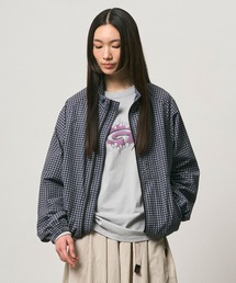 MINI CHECK NYLON JACKET|ミニチェックナイロンジャケット