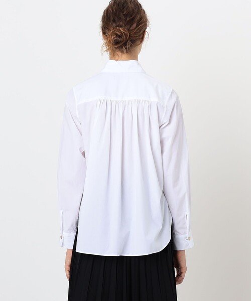 TOMORROWLAND collection(トゥモローランドコレクション)の「ホワイトコンビネーション レギュラーカラーシャツ(シャツ/ブラウス・レディース・ホワイト・36)」の8枚目の写真