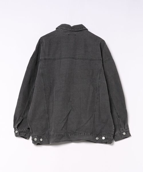 Bling Leads(ブリングリーズ)の「【Bls】 【ZM】【Bling Leads】ボックスシルエット デニムJKT(デニムジャケット・メンズ・ブラック系その他/ワンウォッシュ・FREE)」の7枚目の写真