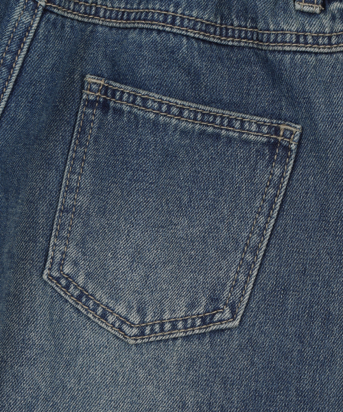 BROWNBREATH KIDS(ブラウンブレスキッズ)の「KIDS TAG CURVED DENIM PANTS - BLUE(デニムパンツ・レディース・その他・110/120/130/140/150)」の6枚目の写真