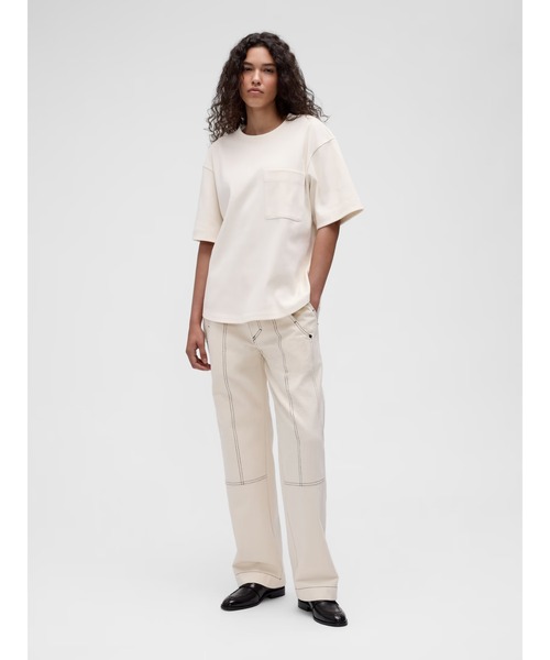 GapStudio(ギャップスタジオ)の「GapStudio リラックスフィット ユーティリティデニム(デニムパンツ・メンズ・アイボリー・28W 30L/31W 30L/30W 30L/29W 30L/31W 32L/36W 32L/34W 32L/33W 32L/32W 32L/32W 30L)」の7枚目の写真