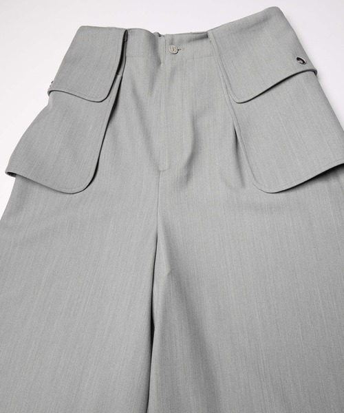 mintdesigns（ミントデザインズ）の「Utility Pocket Midi Pants（その他パンツ・レディース・グレー/ネイビー・ONESIZE）」の20枚目の写真