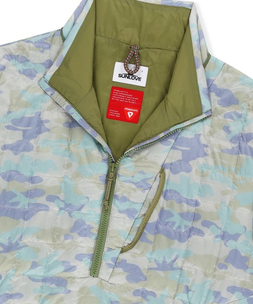sunlovetour(サンラブツアー)の「PrimaLoftR Shift Insulated Pullover(スウェット・レディース・ネイビー/グリーン系その他/カモフラージュ・S/M/L)」の13枚目の写真